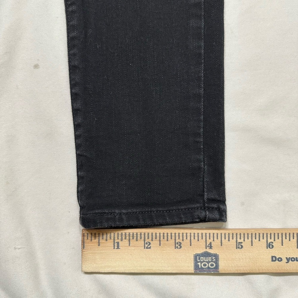 Levis 721 High Rise‎ Skinny Jeans Womens Black Stretch Denim - Picture 12 of 13
